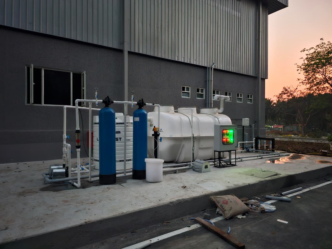 Polyhose — 10 KLD Daiki STP with Tertiary Treatment Plant